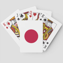 Vlag van Japan Pokerkaarten