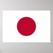 Vlag van Japan Poster (Voorkant)