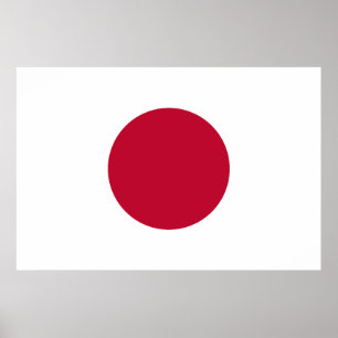 Vlag van Japan Poster