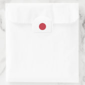 Vlag_van_Japan Ronde Sticker (Tas)