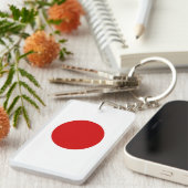 Vlag van Japan Sleutelhanger (Voorkant Rechts)