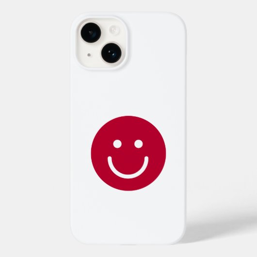 Vlag van Japan, Smile face, Japan, Japans, Japans, Case-Mate iPhone Case (Achterkant)