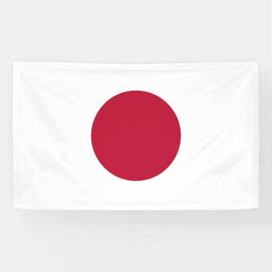 Vlag van Japan Spandoek (Horizontaal)
