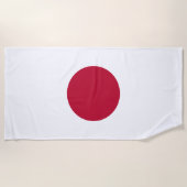 Vlag van Japan Strandlaken (Voorkant)