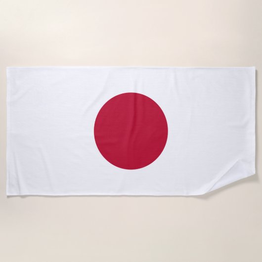 Vlag van Japan Strandlaken (Voorkant)