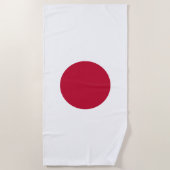 Vlag van Japan Strandlaken (Voorkant)