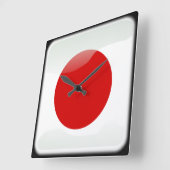Vlag van Japan Vierkante Klok (Hoek)