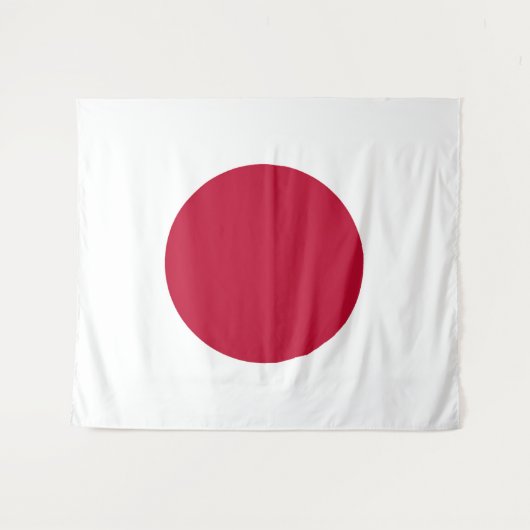 Vlag van Japan Wandkleed (Voorkant (horizontaal))