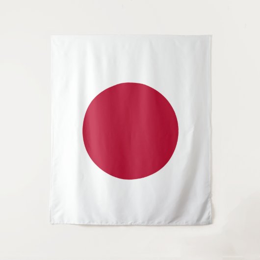 Vlag van Japan Wandkleed (Voorkant)