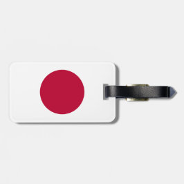 Vlag van Japanse Bagagelabel met lederriem