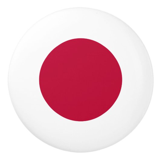 Vlag van Japanse keramische knop (Voorkant)