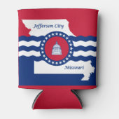 Vlag van Jefferson, Koelbox Missouri Blikjeskoeler (Voorkant)