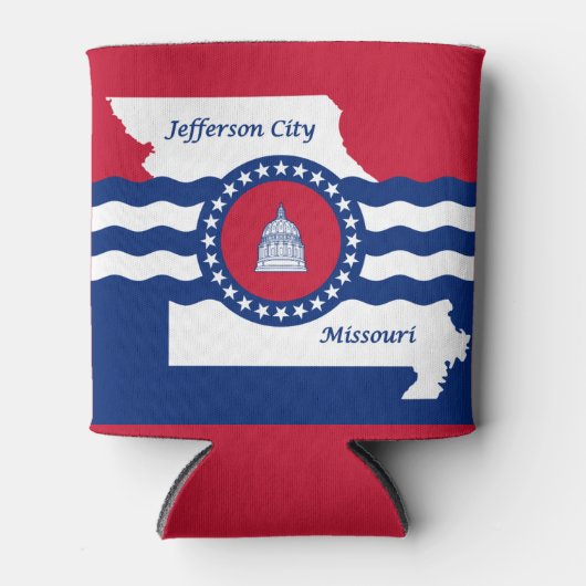 Vlag van Jefferson, Koelbox Missouri Blikjeskoeler (Voorkant)