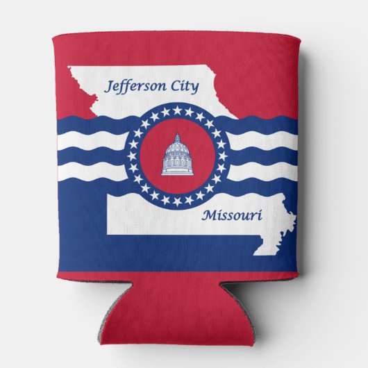 Vlag van Jefferson, Koelbox Missouri Blikjeskoeler (Achterkant)