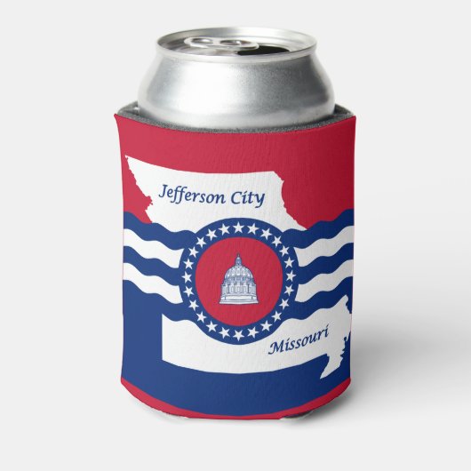 Vlag van Jefferson, Koelbox Missouri Blikjeskoeler (Blikje Achterkant)