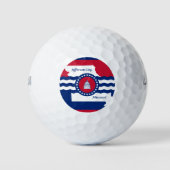 Vlag van Jefferson, Missouri Golf Balls Golfballen (Voorkant)