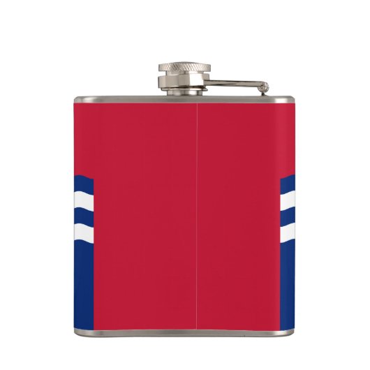 Vlag van Jefferson, Missouri Hip Flask Heupfles (Achterkant)