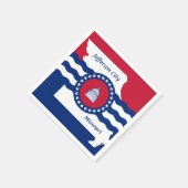 Vlag van Jefferson, Missouri Paper Napkins Servet (Hoek)