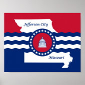 Vlag van Jefferson, Poster Missouri (Voorkant)