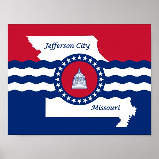 Vlag van Jefferson, Poster Missouri (Voorkant)