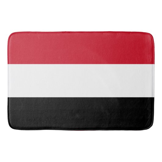 Vlag van Jemen Badmat (Voorkant)