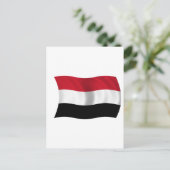 Vlag van Jemen Briefkaart (Staand voorkant)