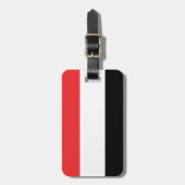 Vlag van Jemen Easy ID Personal Bagagelabel (Voorkant verticaal)