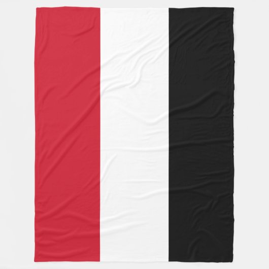 Vlag van Jemen Fleece Deken (Voorkant)