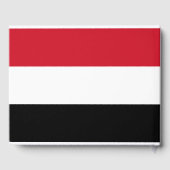 Vlag van Jemen Gastenboek (Achterkant)