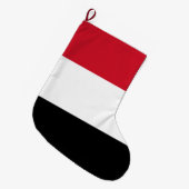 Vlag van Jemen Grote Kerstsok (Voorkant (Hangend))