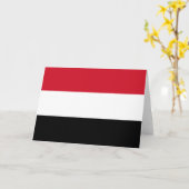 Vlag van Jemen Kaart (Gele Bloem)