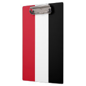 Vlag van Jemen Klembord (Links)