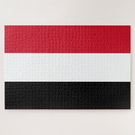 Vlag van Jemen Legpuzzel (Horizontaal)