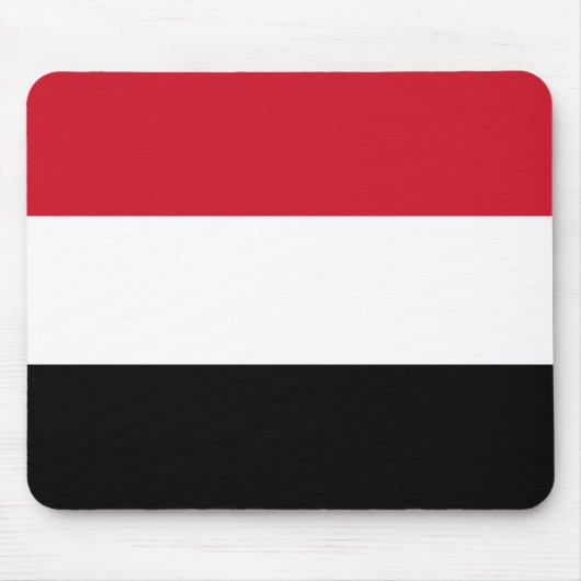 Vlag van Jemen Muismat (Voorkant)