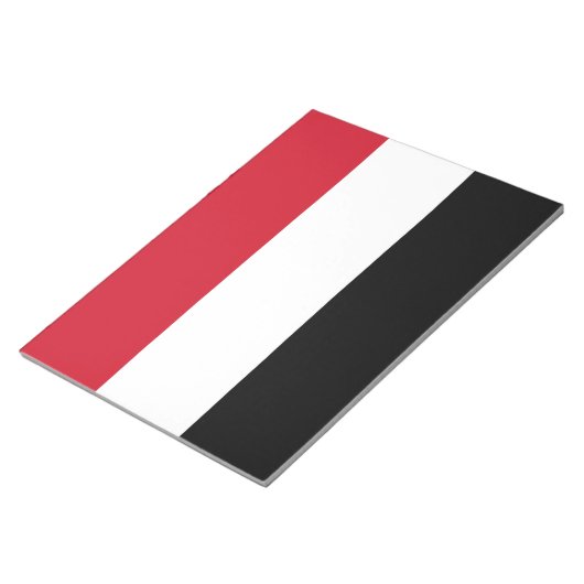 Vlag van Jemen Notitieblok (Schuin)