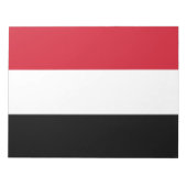 Vlag van Jemen Notitieblok (Voorkant)