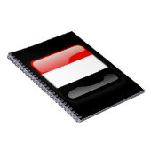 Vlag van Jemen Notitieboek (Rechterzijde)