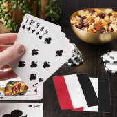 Vlag van Jemen Pokerkaarten (Insitu)