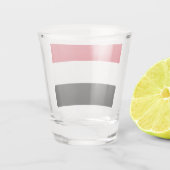 Vlag van Jemen Shot Glas (Achterkant)