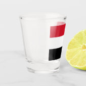 Vlag van Jemen Shot Glas (Links)