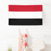 Vlag van Jemen Spandoek (Insitu)