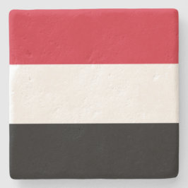 Vlag van Jemen Stenen Onderzetter