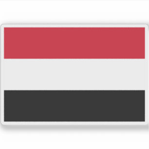 Vlag van Jemen Sticker