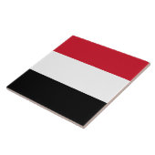 Vlag van Jemen Tegeltje (Zijkant)