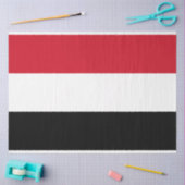 Vlag van Jemen Tissuepapier (Craft)