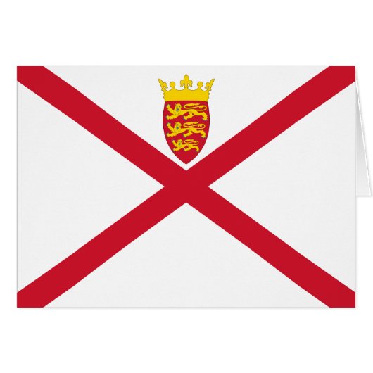 Vlag van Jersey (Voorkant Horizontaal)