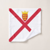 Vlag van Jersey Bad Handdoek (Wasdoekje)