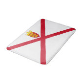 Vlag van Jersey Badmat (Gekanteld)