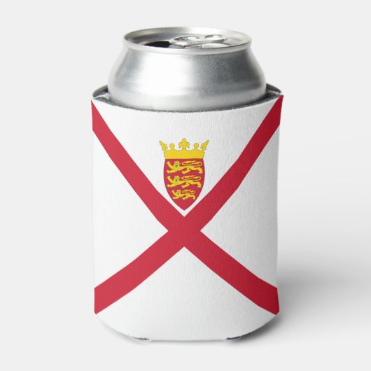 Vlag van Jersey Blikjeskoeler (Blikje Voorkant)