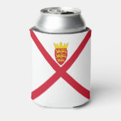 Vlag van Jersey Blikjeskoeler (Blikje Achterkant)